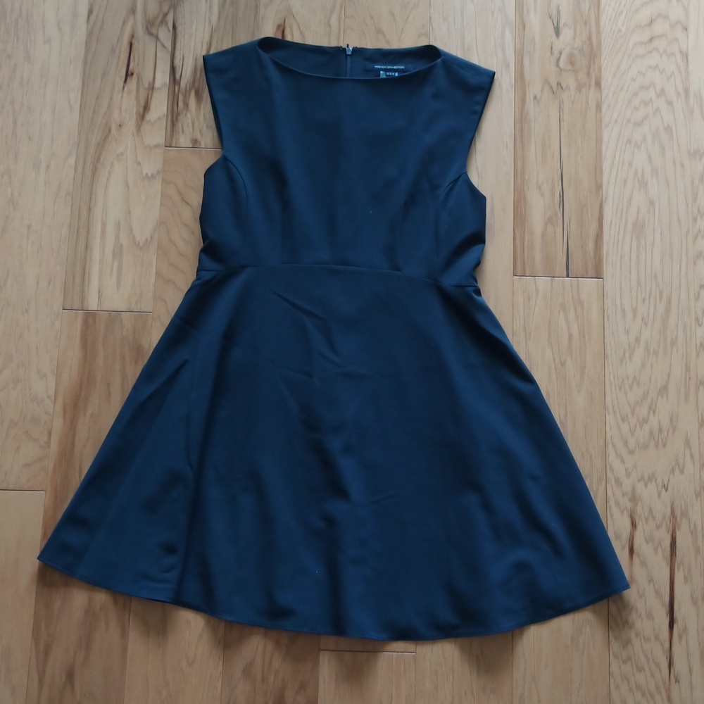 French Connection Navy Blue Mini Sleeveless Dress - SIZE 10